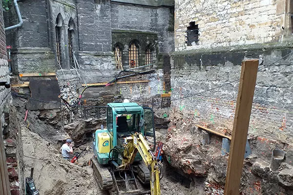 chantier cathédrale saint-bavon