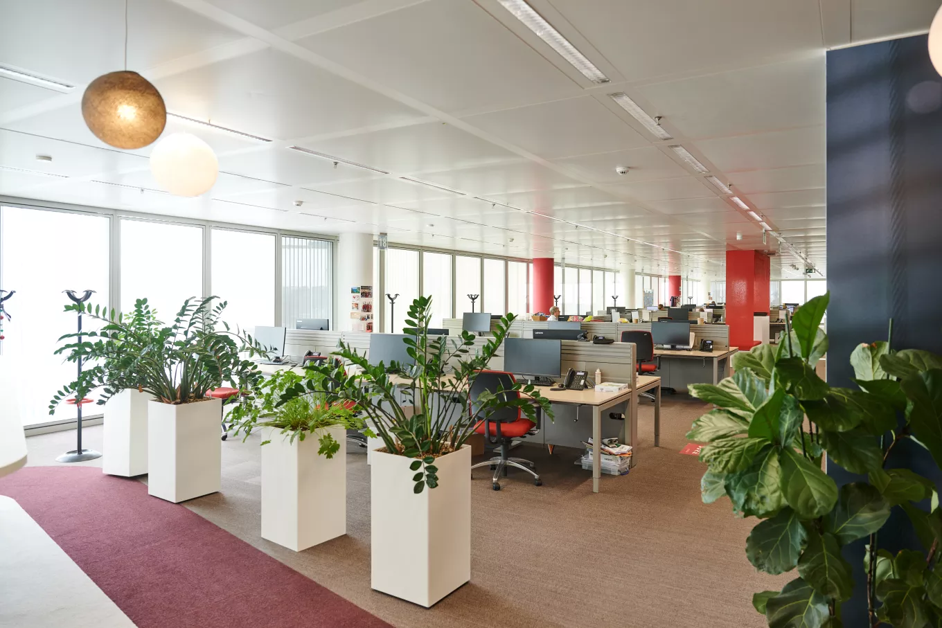 l'intérieur de la tour Belfius