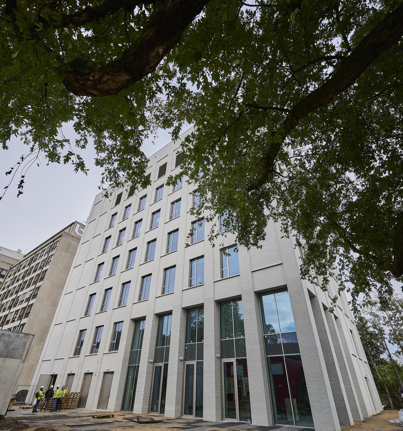le bâtiment de labo de l'université d'Anvers