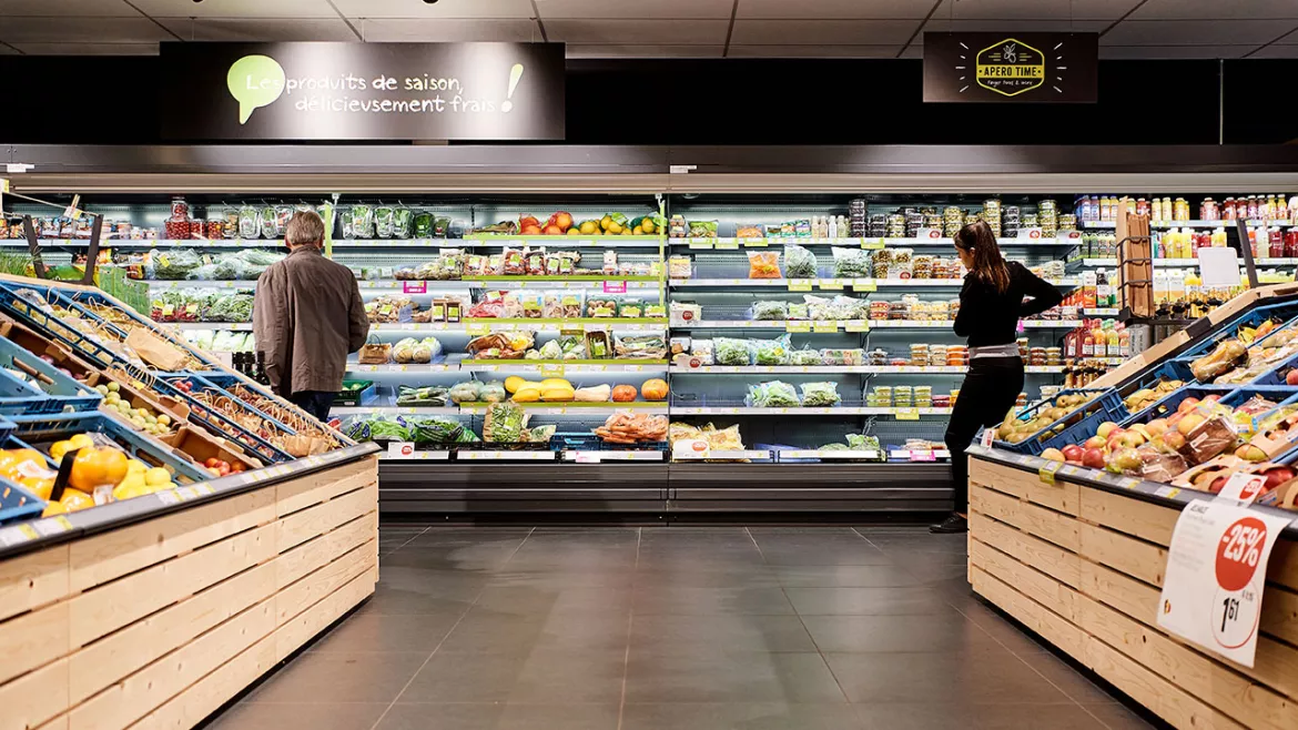 rayons supermarché