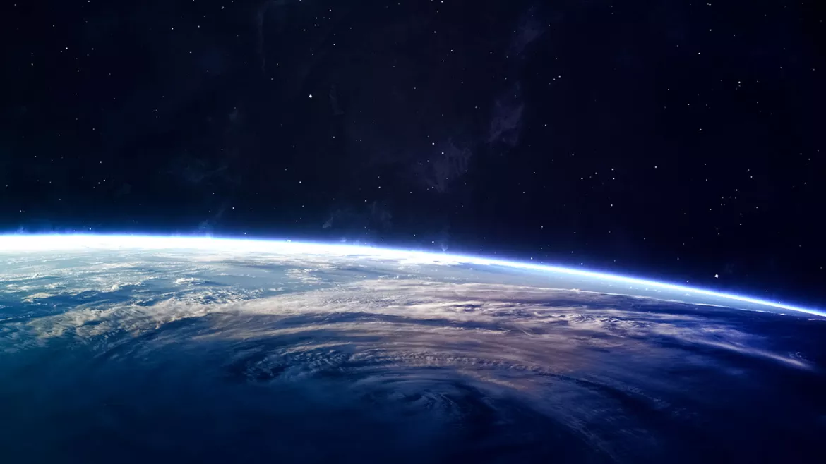 terre vue de l'espace