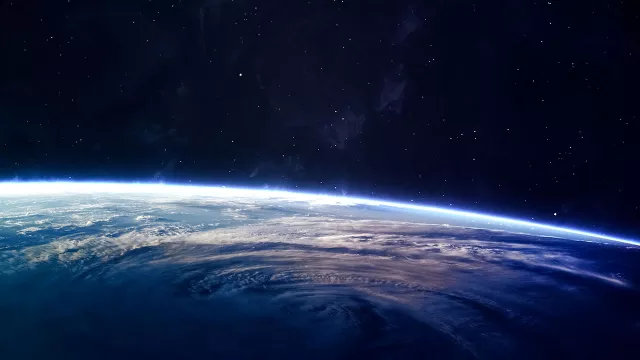 terre vue de l'espace